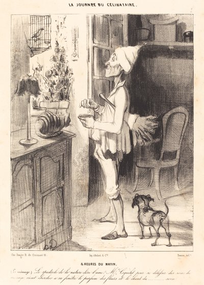 8 om morgenen af Honoré Daumier