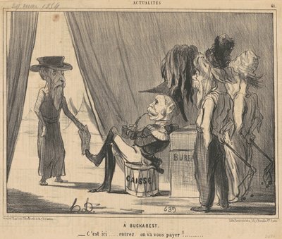 Et Bukarest af Honoré Daumier