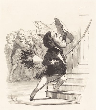 A. Granier de Cassagnac af Honoré Daumier