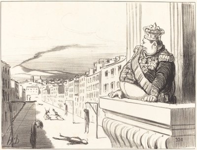 I Napoli - Det bedste af konger... (2. plade) af Honoré Daumier