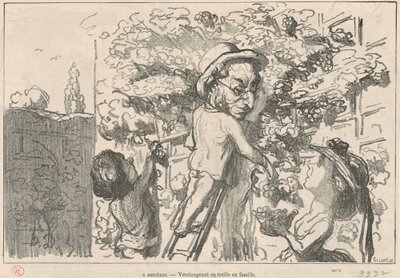Asniéres af Honoré Daumier