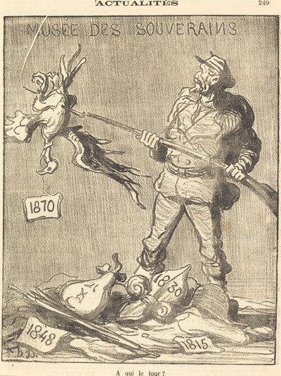 Hvem er den næste? af Honoré Daumier