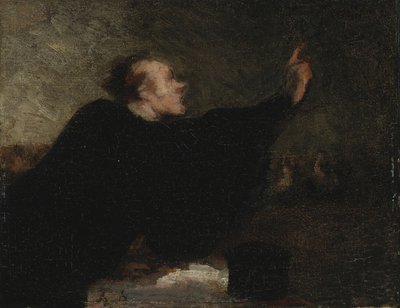 En retssagsadvokat, 1853-1854 af Honoré Daumier
