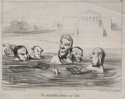 Aktualiteter (nr. 120): En minister vender tilbage til vandet af Honoré Daumier
