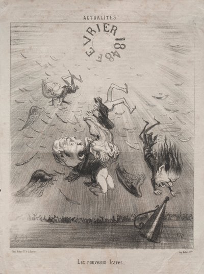 Aktualiteter (nr. 140): Den nye Ikaros af Honoré Daumier
