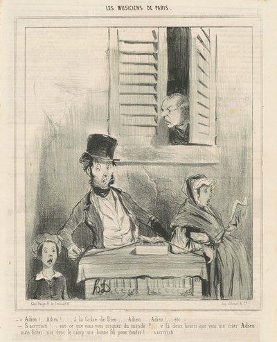 Farvel! ... Ved Guds nåde ... af Honoré Daumier