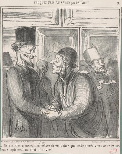 Ah! Min kære herre, tillad... af Honoré Daumier