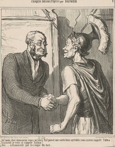 Ah! Min kære sir, du har mig... af Honoré Daumier