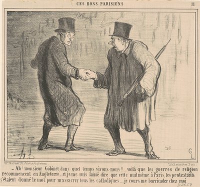 Ah! Monsieur Gobinet, hvornår... af Honoré Daumier