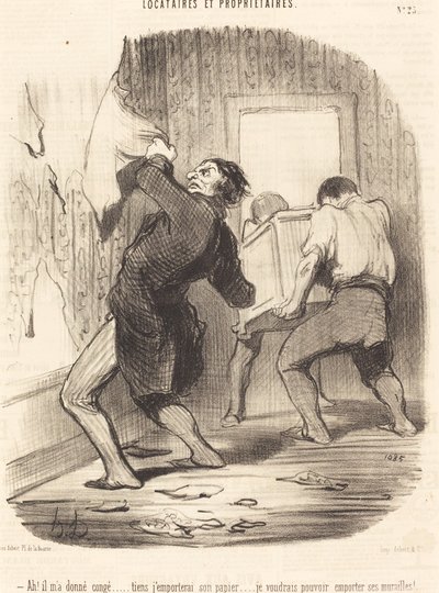 Ah! han gav mig lov... af Honoré Daumier