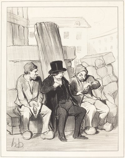 Så min ven, som toogtyve... af Honoré Daumier