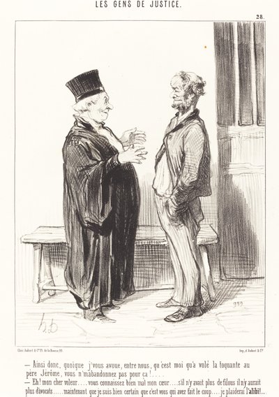 Så selvom jeg indrømmer... af Honoré Daumier