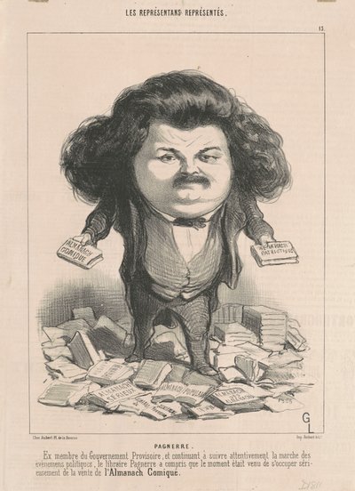 Myre. Laurent Pagnerre af Honoré Daumier