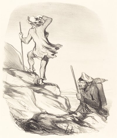 Ser du et civiliseret sted... af Honoré Daumier