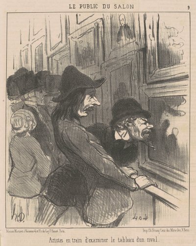 Kunstnere undersøger... af Honoré Daumier