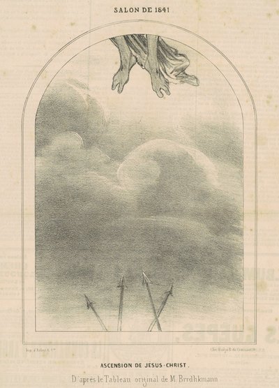 Jesu Kristi himmelfart af Honoré Daumier