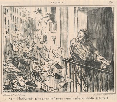 Aspekt af Paris, siden vi spillede... af Honoré Daumier