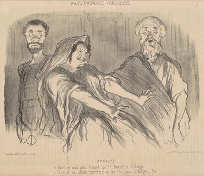 Athalia af Honoré Daumier