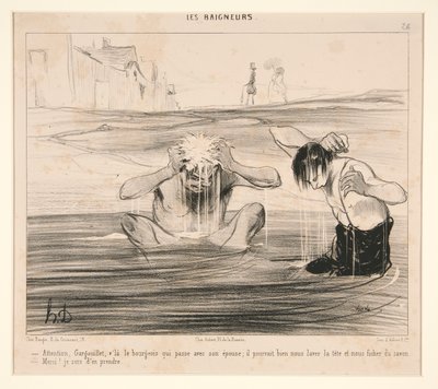 Forsigtig, Gargoyle, v af Honoré Daumier