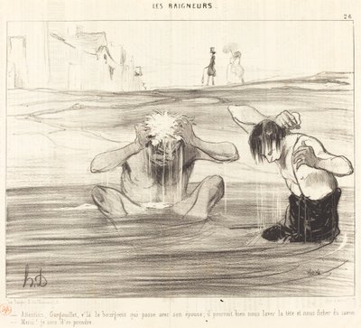 Pas på, Gargouillet, her kommer borgerskabet forbi... af Honoré Daumier