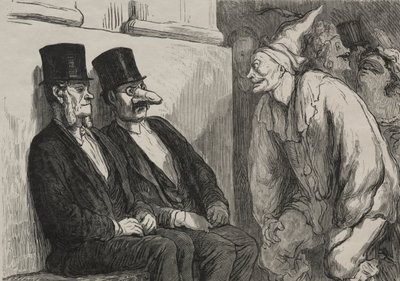 Ved operabal: du har det for sjovt. af Honoré Daumier