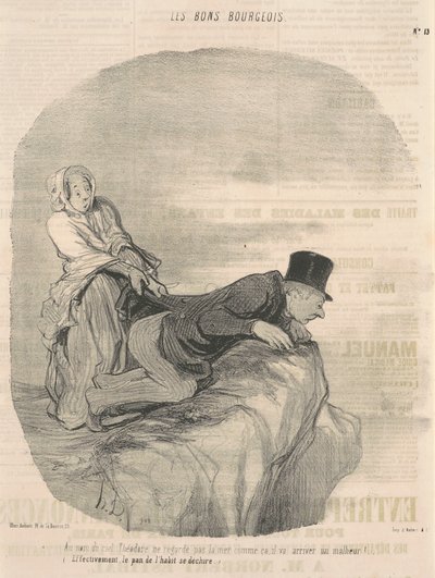 I himlens navn ser Theodore ikke ud... af Honoré Daumier