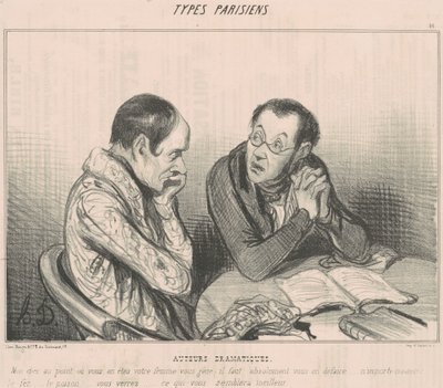Dramatikere af Honoré Daumier