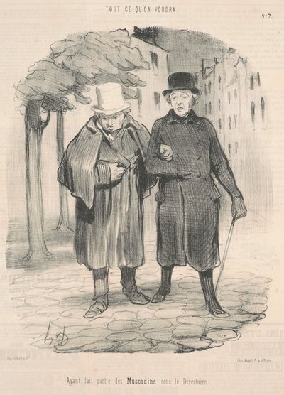 Efter at have været en del af muscadinerne under direktionen af Honoré Daumier