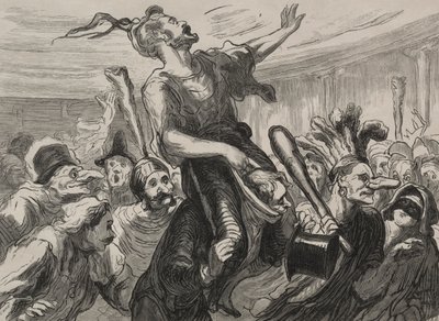 Opera Ball: længe leve flammerne af Honoré Daumier