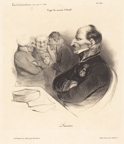 Baron de Lascours af Honoré Daumier