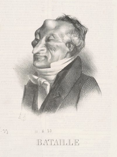 Battle (Alex. Simon Pataille) af Honoré Daumier