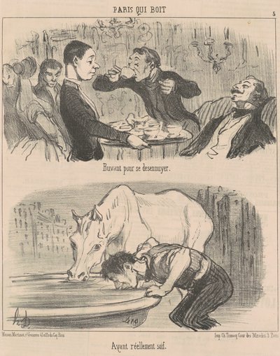 Savler for at kede sig af Honoré Daumier