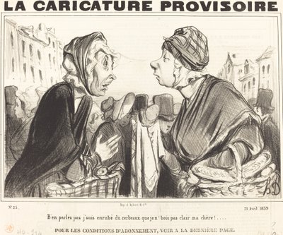 Tal ikke om det, jeg er dækket af hjerner... af Honoré Daumier