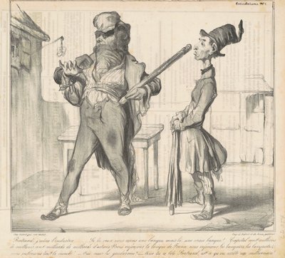 Bertrand, jeg elsker branchen... af Honoré Daumier