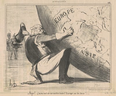For pokker! ... jeg var forkert at sætte mig selv ... af Honoré Daumier