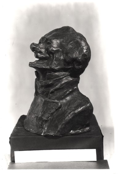 Buste af Charles Philipon (1800-62), ca. 1833 (bronze) af Honoré Daumier