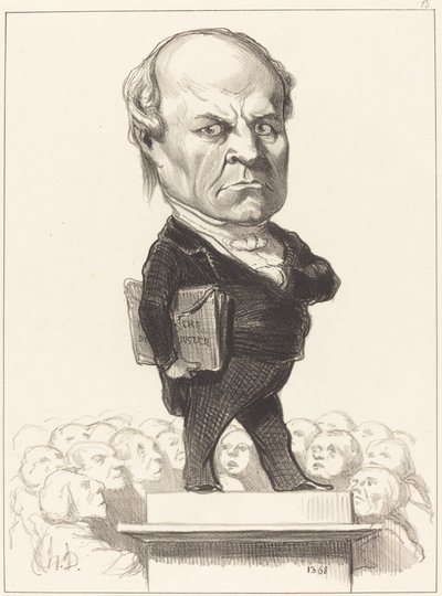C.H. Odilon Barrot af Honoré Daumier