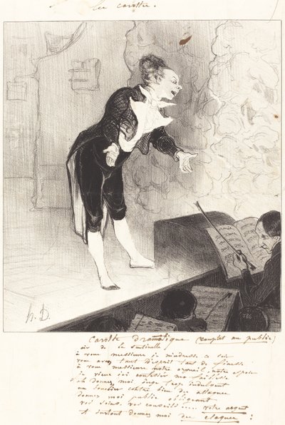 dramatisk gulerod af Honoré Daumier