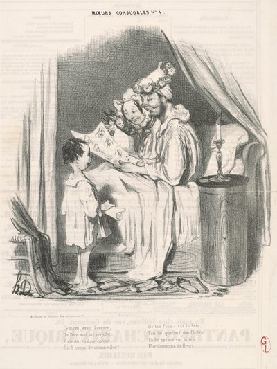 I morges før daggry... af Honoré Daumier