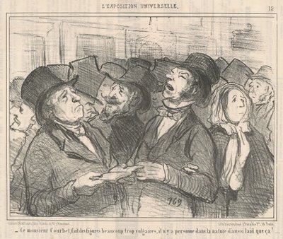Denne Monsieur Courbet... af Honoré Daumier