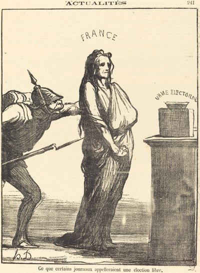 Hvad nogle aviser ville kalde... af Honoré Daumier