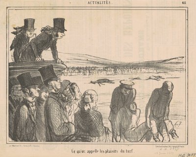 Det, vi kalder græstørvens fornøjelser af Honoré Daumier