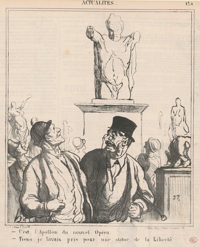 Det er den nye operas Apollo af Honoré Daumier