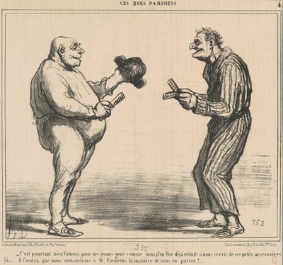Det er dog uheldigt for... af Honoré Daumier