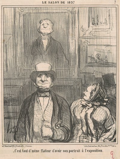 Det er lige meget smigrende at have af Honoré Daumier