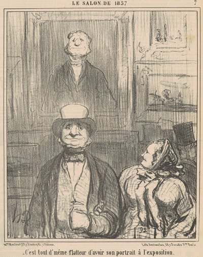 Det er smigrende at have... af Honoré Daumier