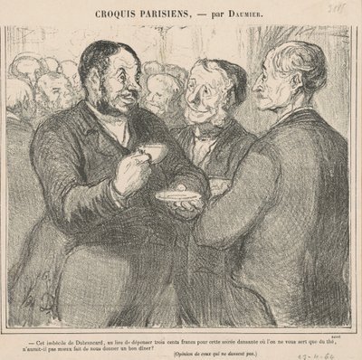 Den dumme dubrancart... af Honoré Daumier