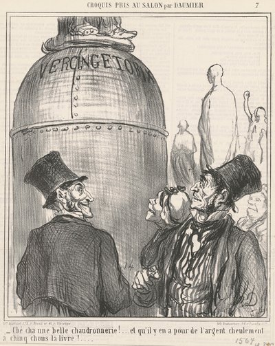Ché cha en smuk kedelfremstilling! af Honoré Daumier