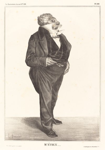 Charles Guillaume Etienne af Honoré Daumier