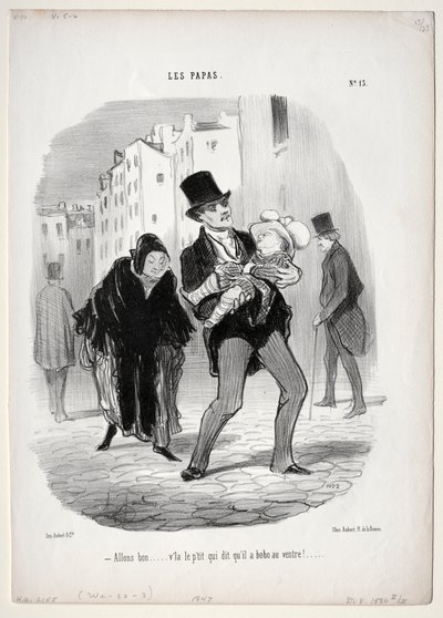 Kom med, kære... af Honoré Daumier
